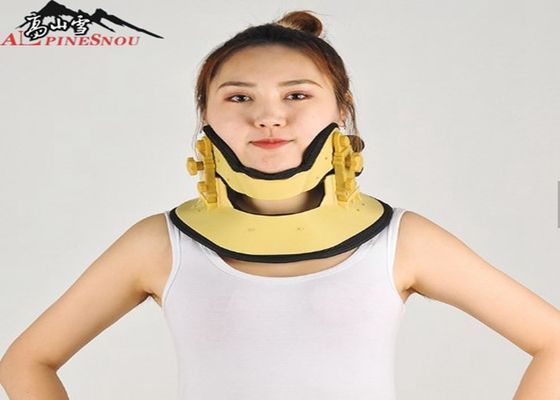 चीन समायोज्य गर्भाशयय कर्षण डिवाइस समर्थन Inflatable गर्दन ब्रेस पीला रंग आपूर्तिकर्ता