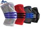 3 डी परिपत्र बुना कपड़ा पेटेला आस्तीन सिलिकॉन खेल लोचदार बुनाई घुटने समर्थन बास्केट बॉल चलाने के लिए आपूर्तिकर्ता