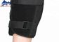 ब्लैक ऑर्थोपेडिक फिजियोथेरेपी हिंगेड घुटने समर्थन रॉम फिक्स्ड घुटने ब्रेस घायल घुटने और अस्थिबंधन के लिए आपूर्तिकर्ता