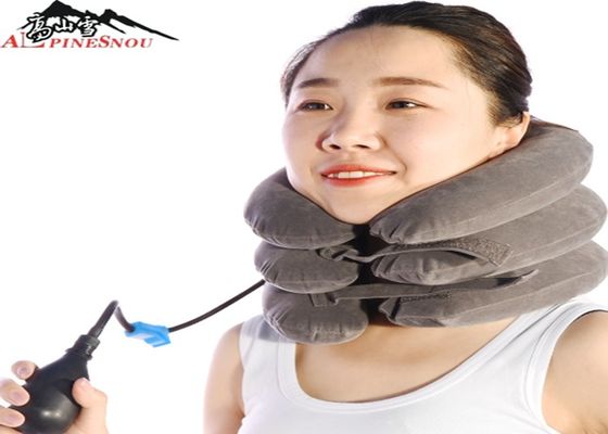 चीन मखमली, गर्दन दर्द राहत के साथ Inflatable गर्भाशय ग्रीवा ब्रेस गर्दन कॉलर तकिया ब्रेस आपूर्तिकर्ता